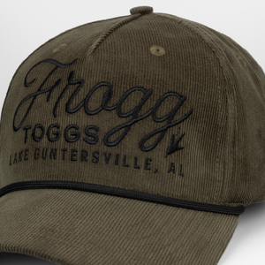 Frogg Toggs® 5-Panel Vintage Semi-Curved Snapback Cap | Faded Olive | One Size