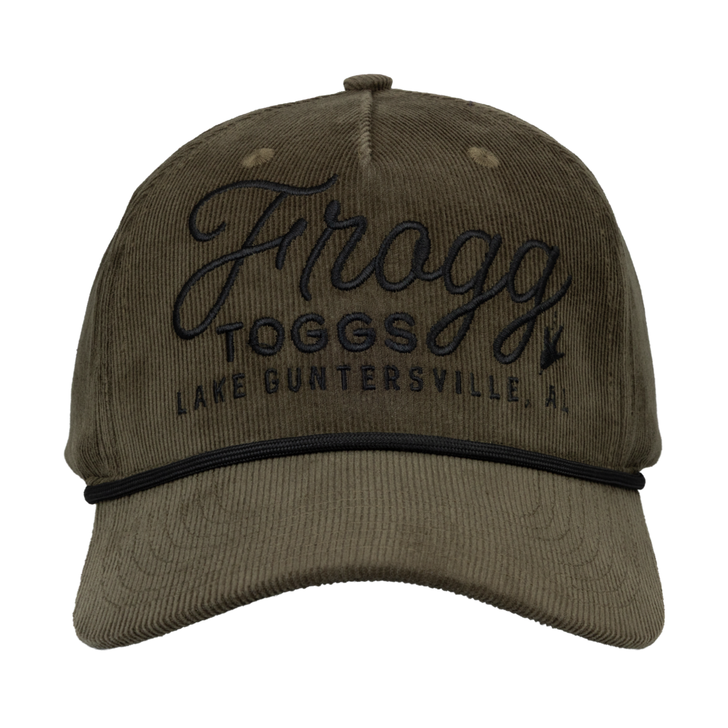 Frogg Toggs® 5-Panel Vintage Semi-Curved Snapback Cap | Faded Olive | One Size.