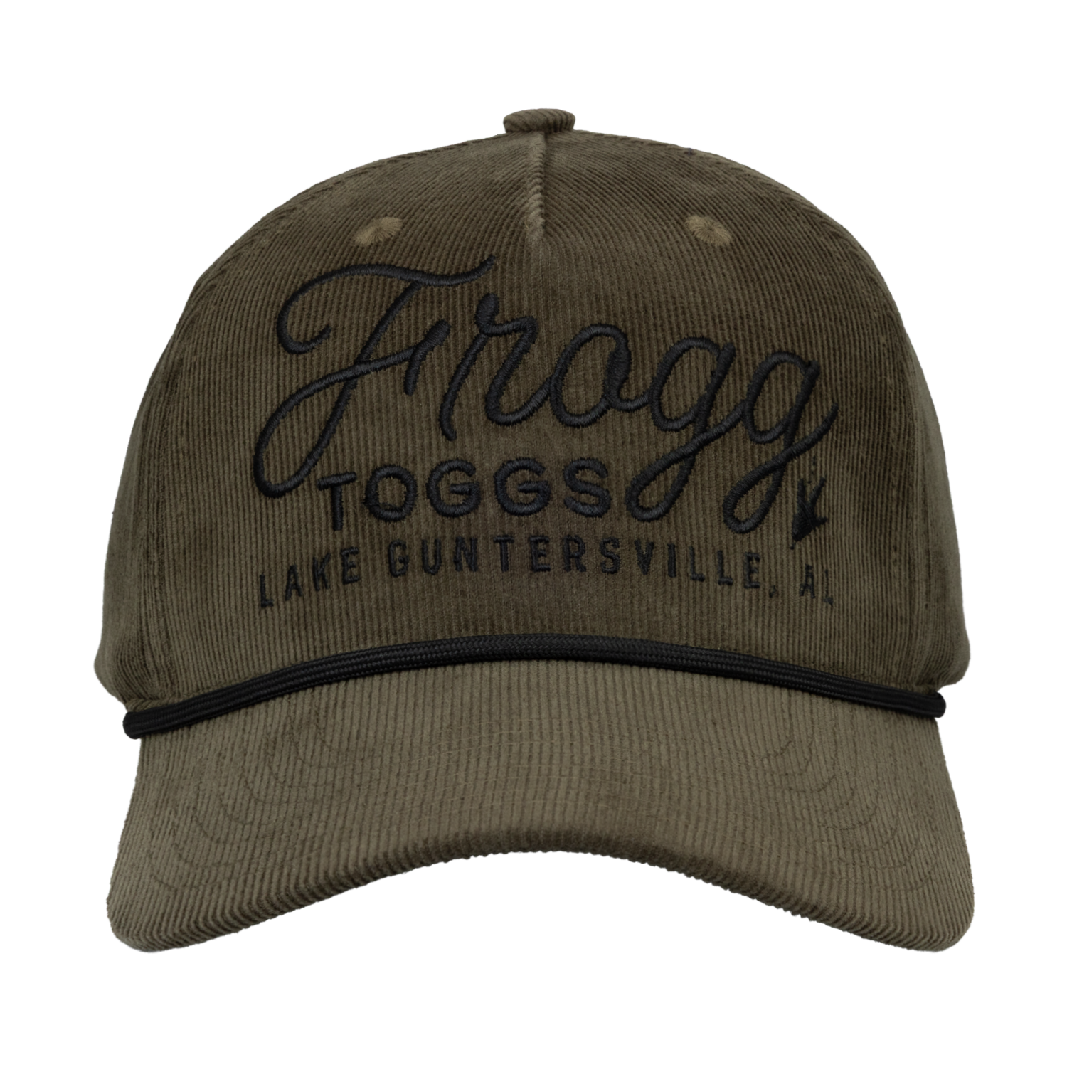 Frogg Toggs® 5-Panel Vintage Semi-Curved Snapback Cap | Faded Olive | One Size.