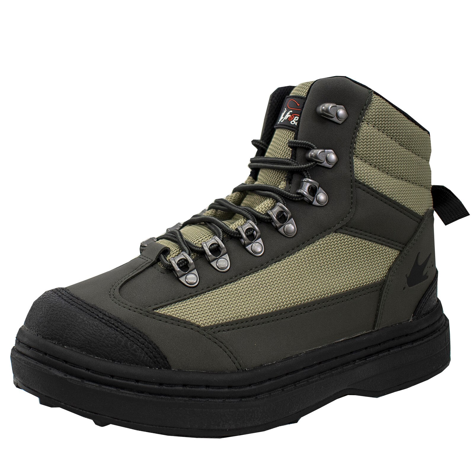 Men's Hellbender Wading Shoe - Cleated | Green / Silver / Black