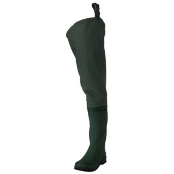 Men's Cascades™ 2-Ply Bootfoot Poly/Rubber Felt Hip Wader | Forest Green