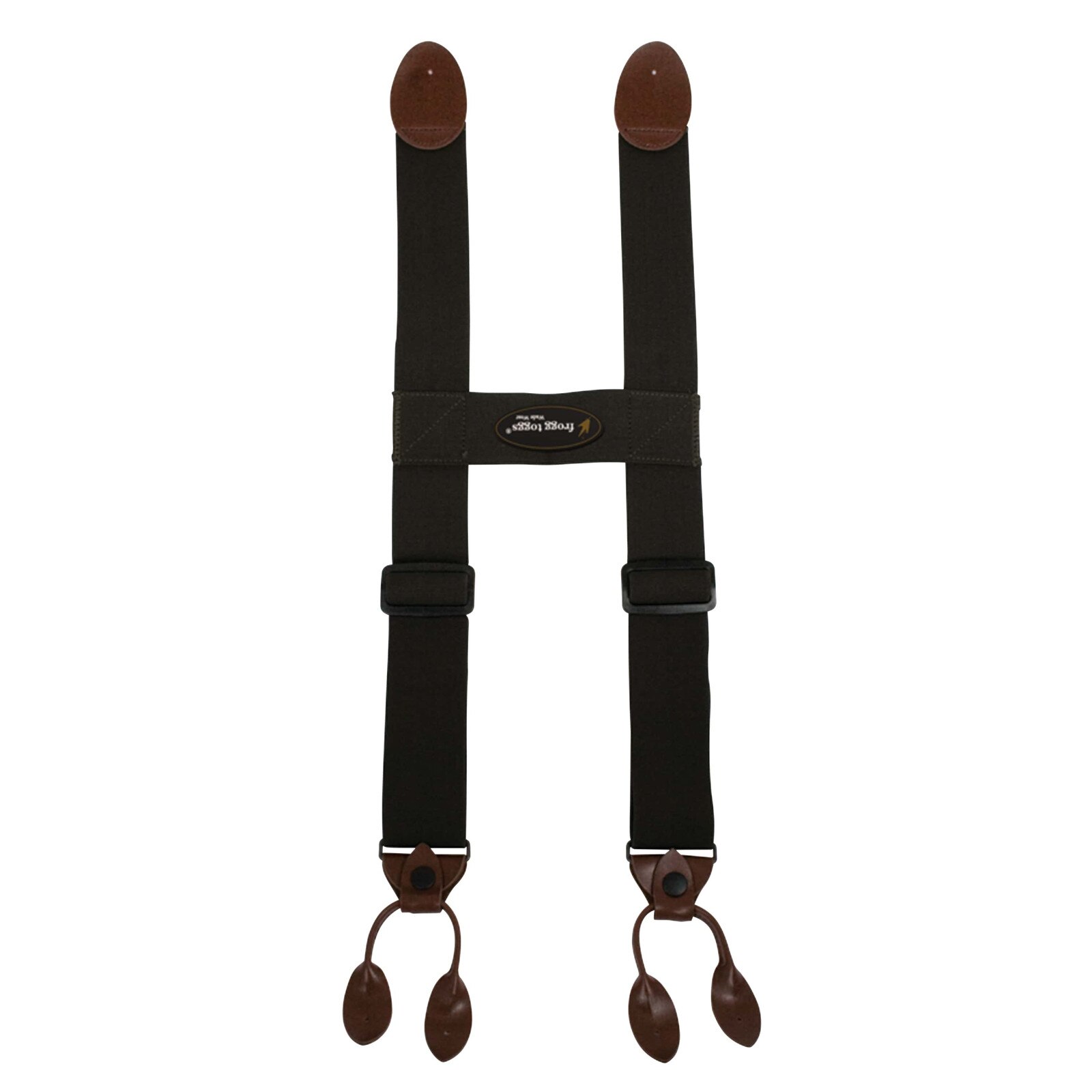 H-Back Suspenders | Black | Adjustable