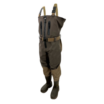 Frogg Toggs Men's Grand Refuge 3.0 Bootfoot Zip-Front Chest Wader in Brown, Size 10