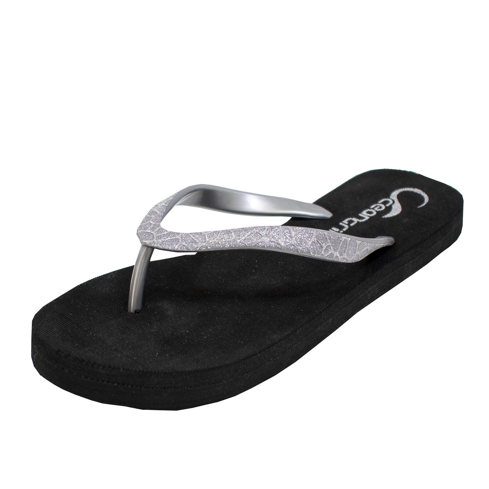 OceanGrip Glitter Sandal Black