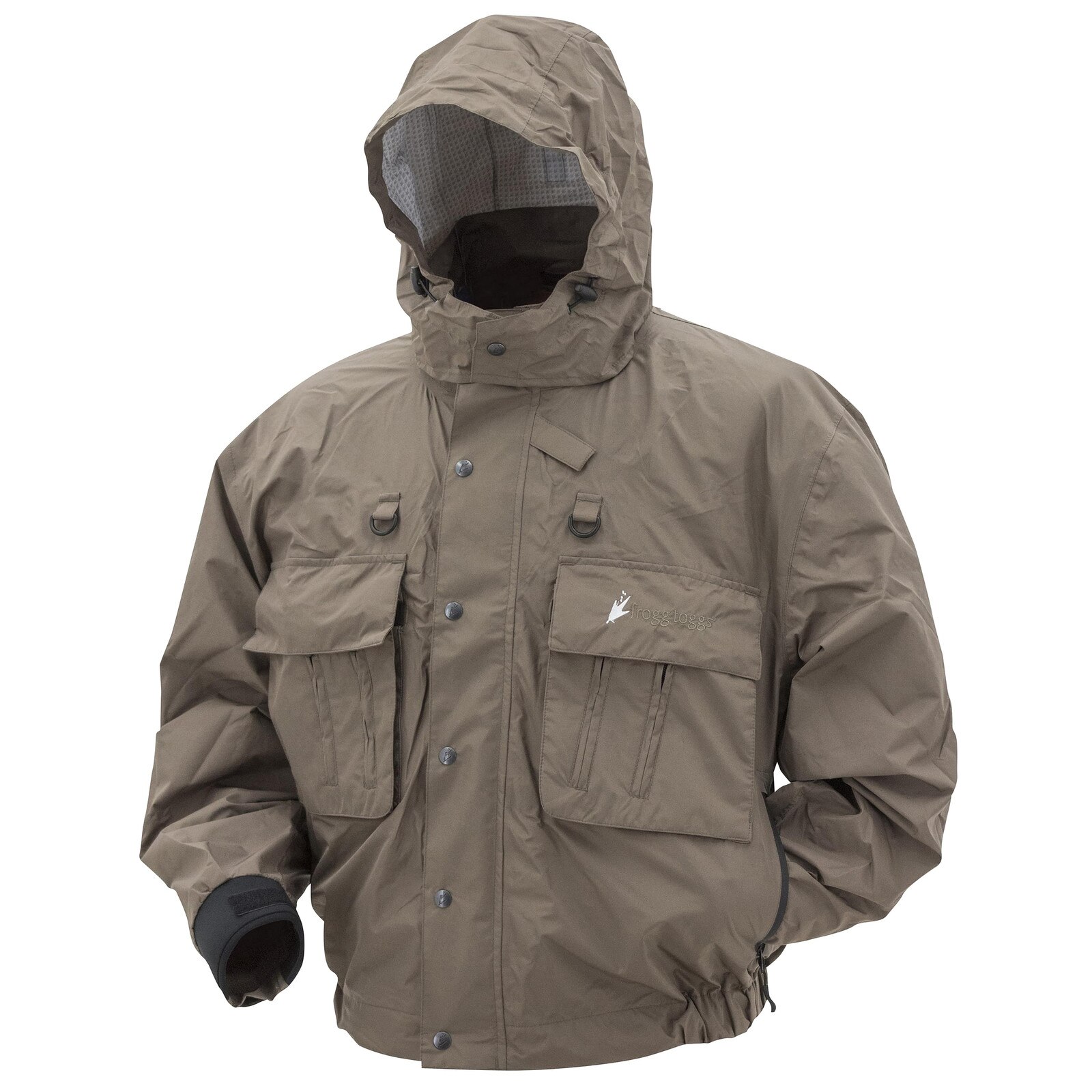 Frogg Toggs Hellbender Fly & Wading Jacket, Large, Stone