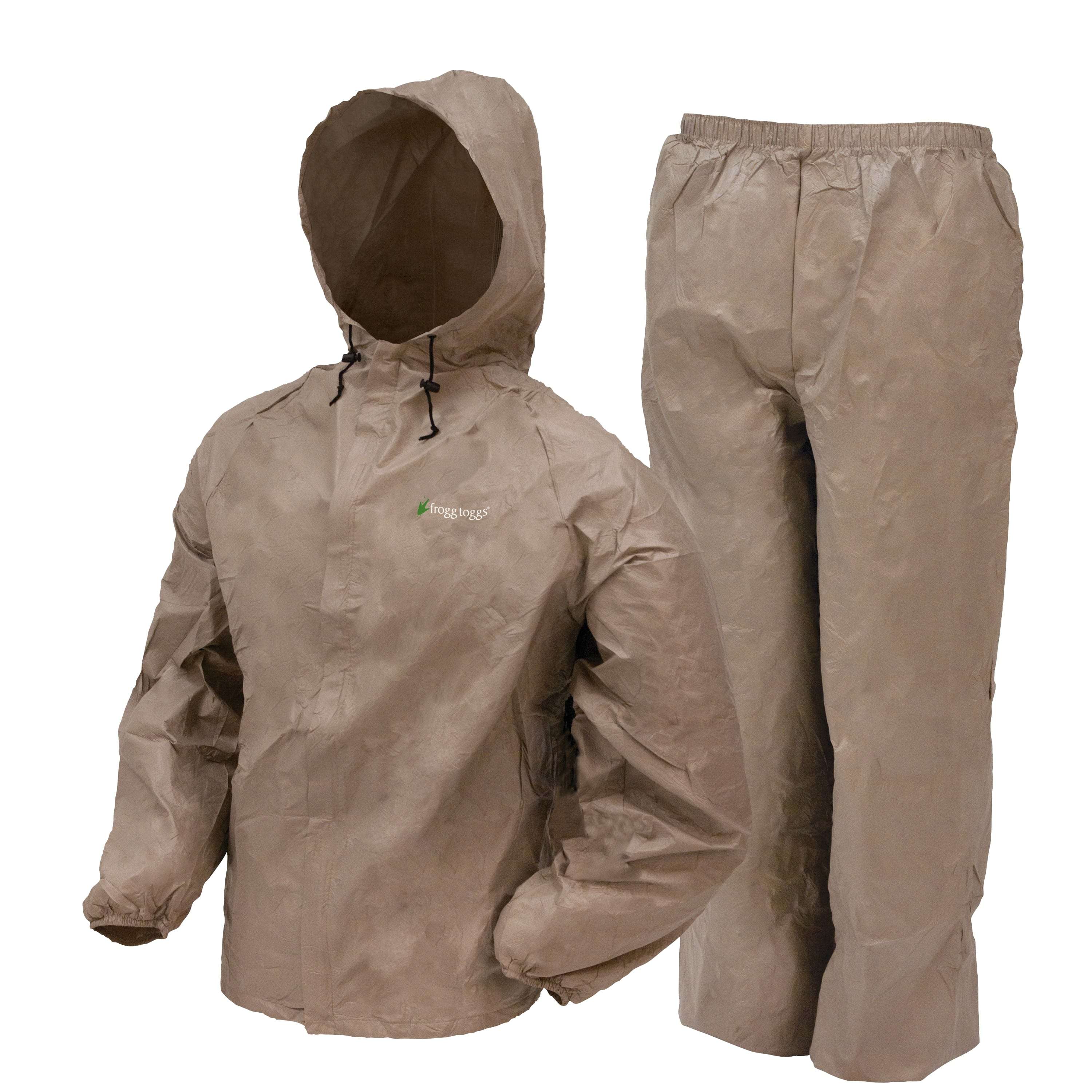 Frogg Toggs Men's Ultra Lite Rain Suit NEW Khaki XX-Large UL12104-04XX 