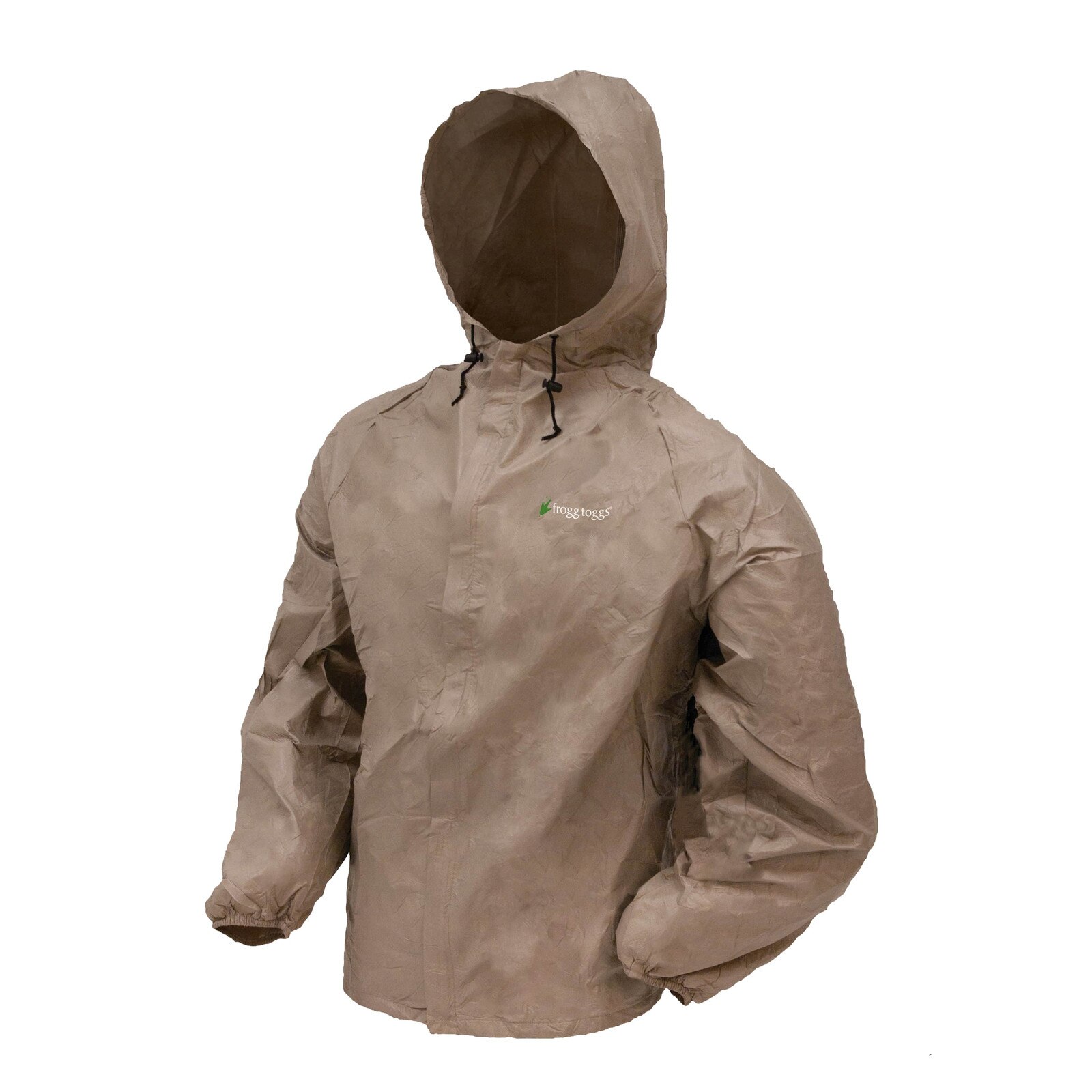 Frogg Toggs Men's Waterproof Ultra Lite Rain Jacket, XL, Khaki